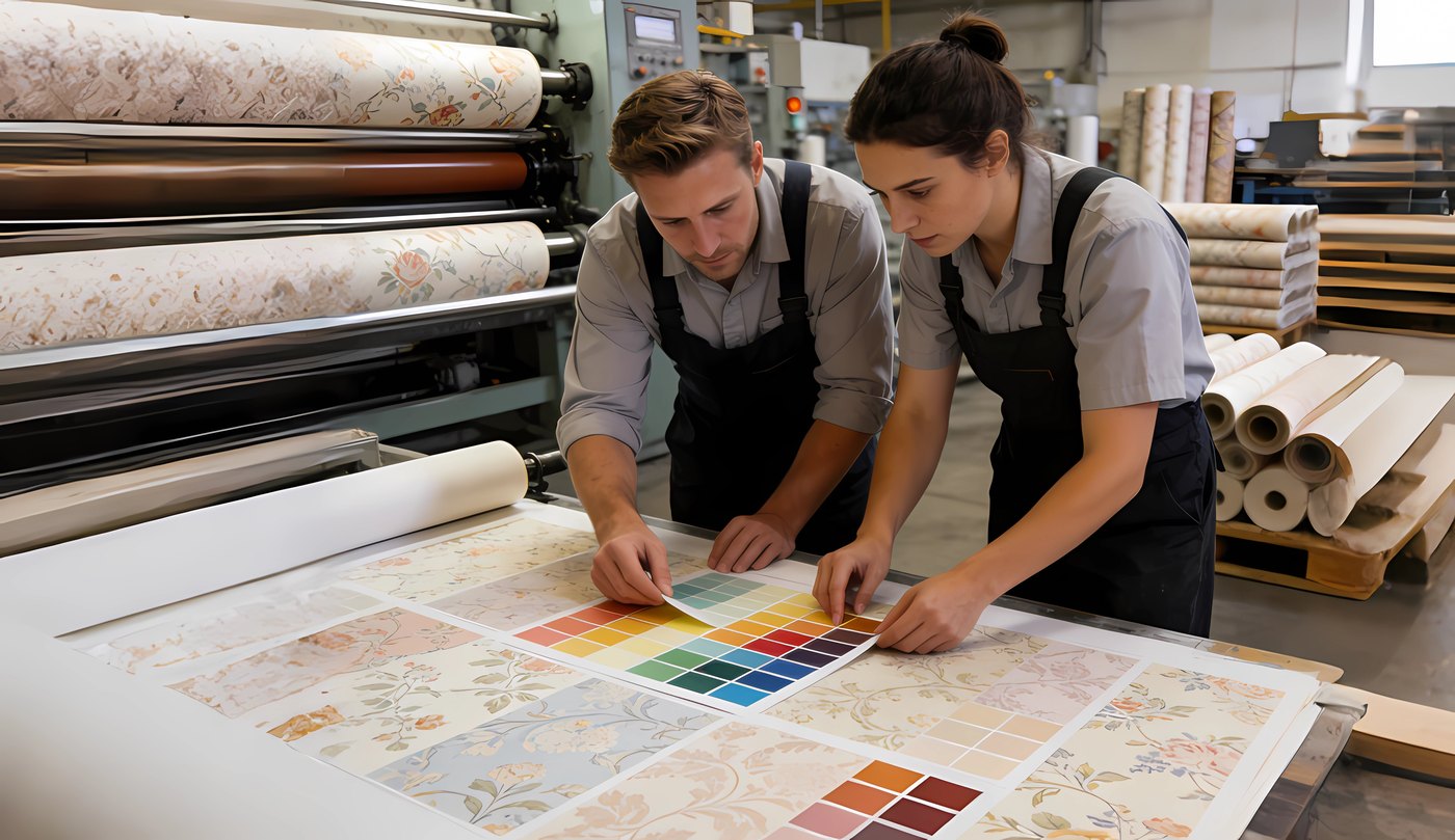 Rugreat specialists checking color and print quality